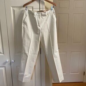 Talbots, Women's, Ivory, Size 12, Cotton Stretch pants